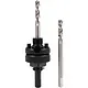 TIP TGZH 6K 32-152 gatzaaghouder 32-210mm zeskantaansluiting 9,5mm met 2 centreerboren 80/100mm