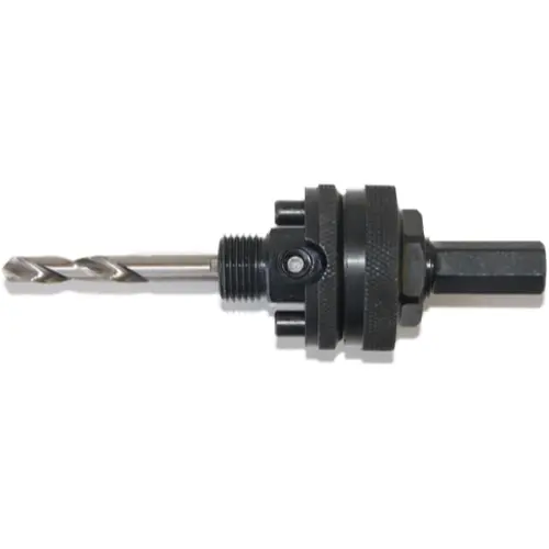 TIP TGZH 6K 32-152 gatzaaghouder 32-210mm zeskantaansluiting 9,5mm met 2 centreerboren 80/100mm