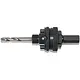 TIP TGZH 6K 32-152 gatzaaghouder 32-210mm zeskantaansluiting 9,5mm met 2 centreerboren 80/100mm