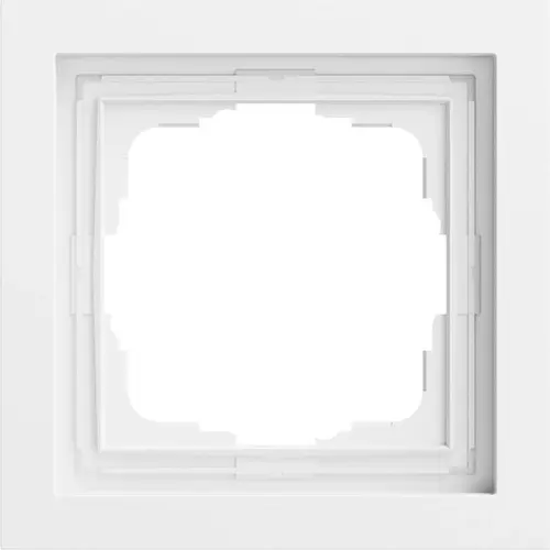 Gira 021172 afdekraam 1-voudig F200 wit mat