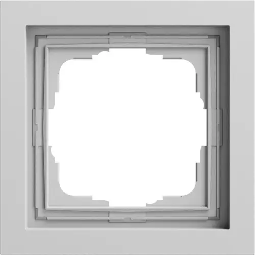 Gira 021176 afdekraam 1-voudig F200 grijs mat