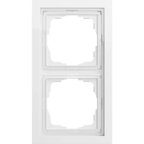 Gira 021270 afdekraam 2-voudig F200 wit glans