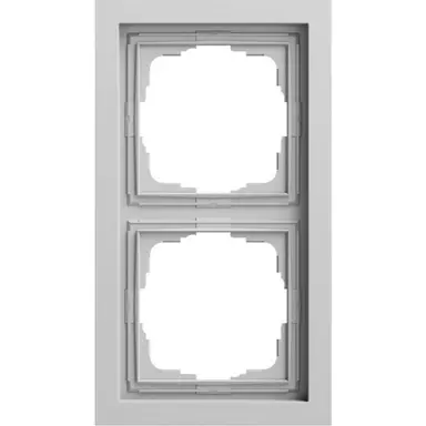 Gira 021276 afdekraam 2-voudig F200 grijs mat