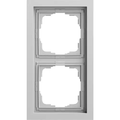 Gira 021276 afdekraam 2-voudig F200 grijs mat