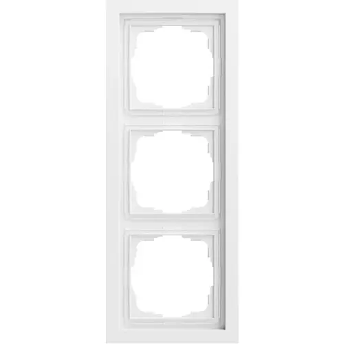 Gira 021372 afdekraam 3-voudig F200 wit mat