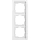 Gira 0213725 afdekraam 3-voudig F200 vlak wit mat