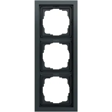 Gira 021373 afdekraam 3-voudig F200 antraciet mat