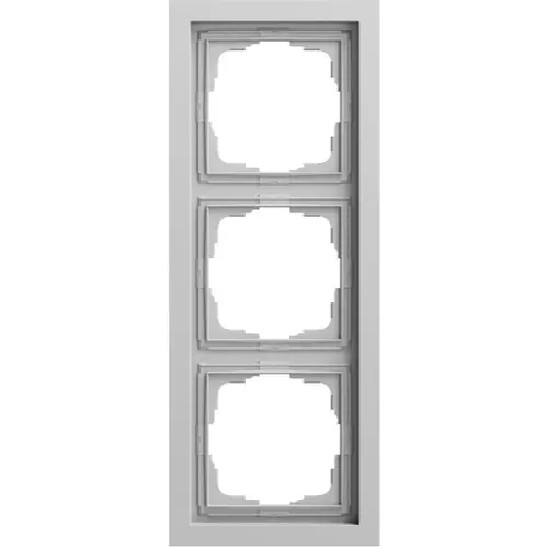 Gira 021376 afdekraam 3-voudig F200 grijs mat