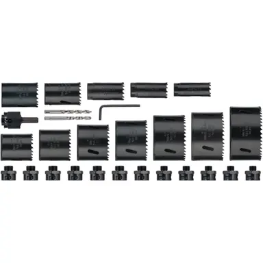 TIP THSS-BiMET-QL- 28dlg gatzagenset Bi-metaal 8% cobalt met snelwisselsysteem 12-delig