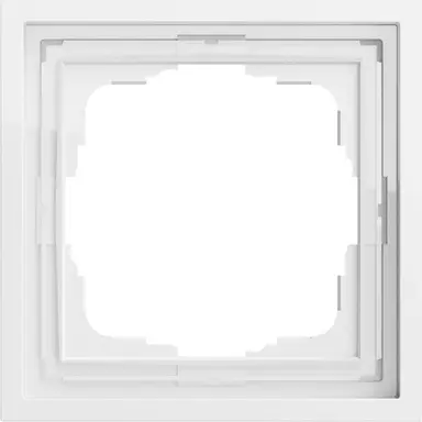 Gira 021180 afdekraam 1-voudig f300 wit glans