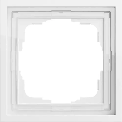 Gira 021180 afdekraam 1-voudig f300 wit glans