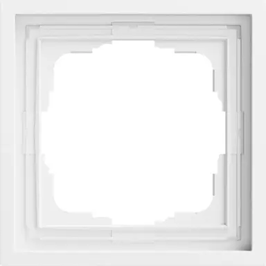 Gira 021182 afdekraam 1-voudig F300 wit mat