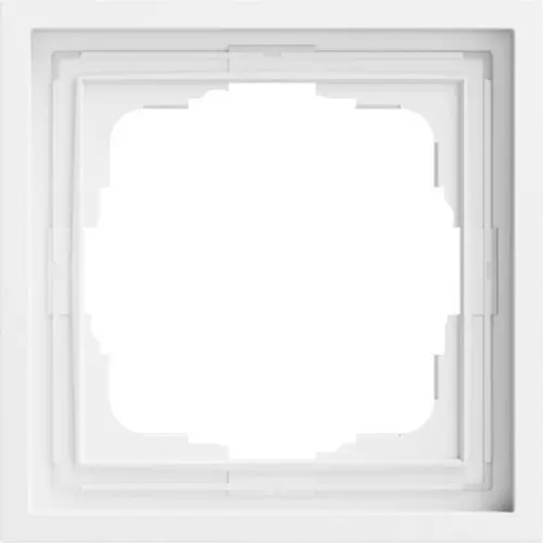 Gira 021182 afdekraam 1-voudig F300 wit mat
