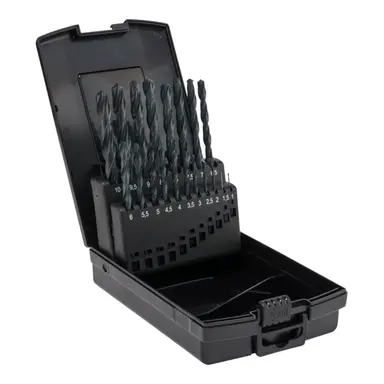 TIP MBC-19D HSS rolgewalste metaalboor DIN 338 cassette 19-delig