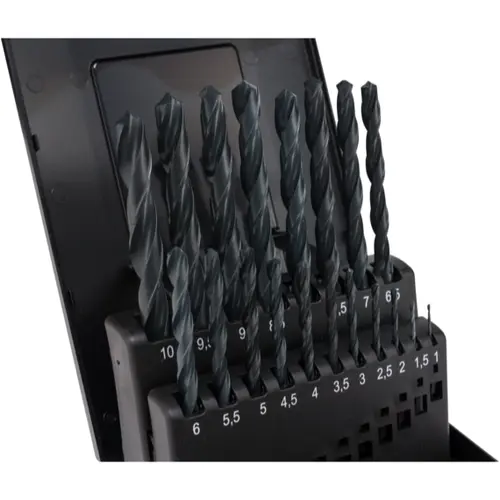 TIP MBC-19D HSS rolgewalste metaalboor DIN 338 cassette 19-delig