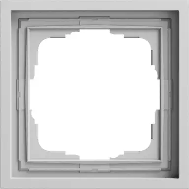 Gira 021186 afdekraam 1-voudig F300 grijs mat