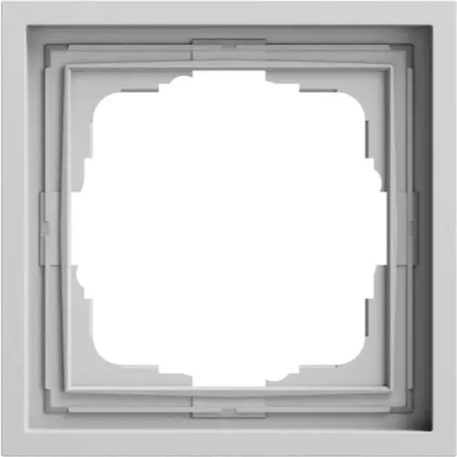 Gira 021186 afdekraam 1-voudig F300 grijs mat
