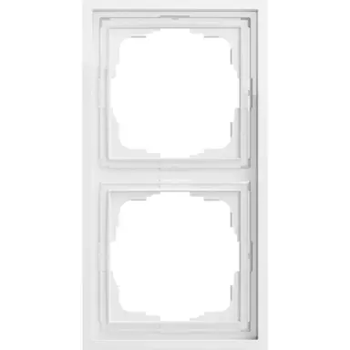 Gira 021280 afdekraam 2-voudig F300 wit glans