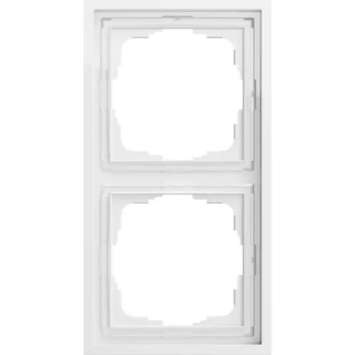 Gira 021280 afdekraam 2-voudig F300 wit glans