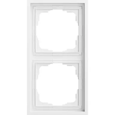 Gira 021282 afdekraam 2-voudig F300 wit mat