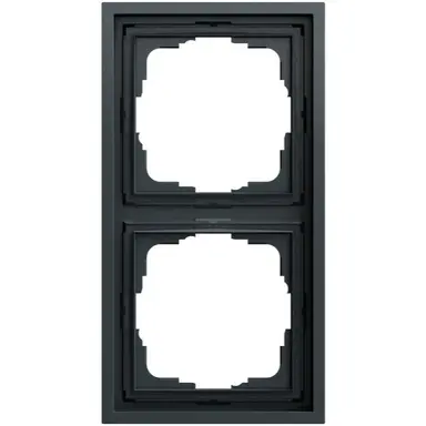 Gira 021283 afdekraam 2-voudig F300 antraciet mat