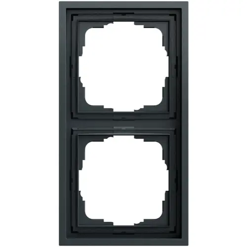 Gira 021283 afdekraam 2-voudig F300 antraciet mat