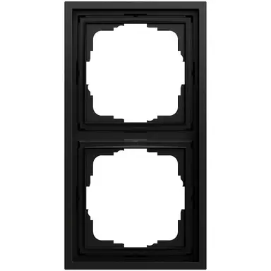 Gira 021284 afdekraam 2-voudig F300 zwart mat