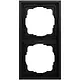 Gira 021284 afdekraam 2-voudig F300 zwart mat
