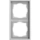 Gira 021286 afdekraam 2-voudig F300 grijs mat