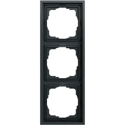 Gira 021383 Gira afdekraam 3-voudig F300 antraciet mat