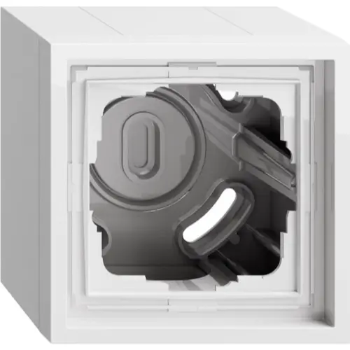 Gira 106180 opbouwbak 1-voudig F300 wit glans