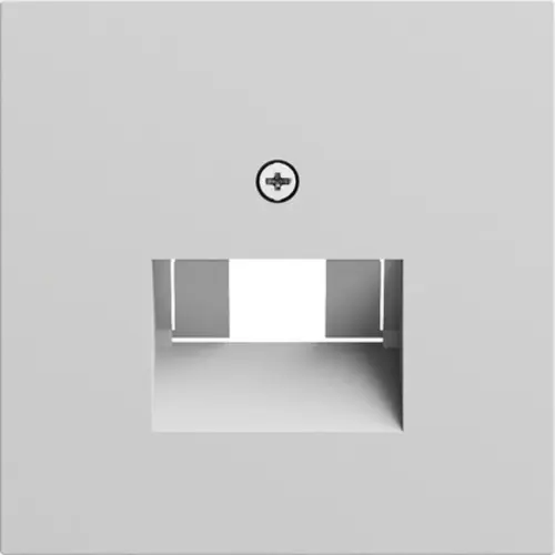 Gira 027076 centraalplaat RJ45 wandcontactdoos 1&2-voudig Systeem 70 grijs mat