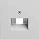 Gira 027076 centraalplaat RJ45 wandcontactdoos 1&2-voudig Systeem 70 grijs mat