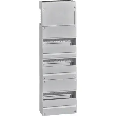 Hager VKG23S Vision leeg 36-modulen 220x695mm 3rijen van 12 modulen incl. buisinvoerstuk
