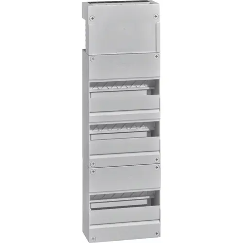 Hager VKG23S Vision leeg 36-modulen 220x695mm 3rijen van 12 modulen incl. buisinvoerstuk
