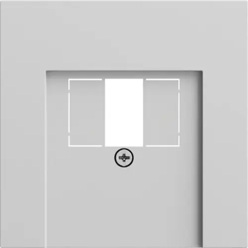 Gira 027676 centraalplaat USB Systeem 70 grijs mat