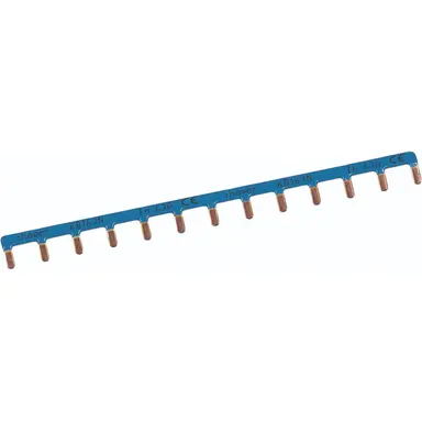 Hager KB163N kamrail blauw 10mm² 13x1-polig 63A