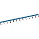 Hager KB163N kamrail blauw 10mm² 13x1-polig 63A