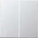 JUNG MAT AL 2995-L Matter batterijgevoede taster 2-voudig 4-kanaals LS990 aluminium
