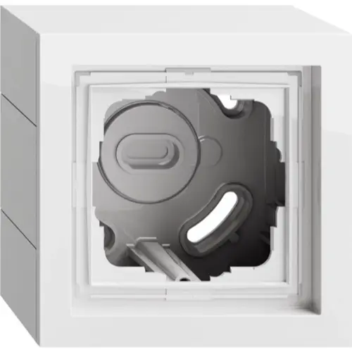 Gira 106170 opbouwbak 1-voudig F200 wit glans