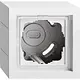 Gira 106170 opbouwbak 1-voudig F200 wit glans