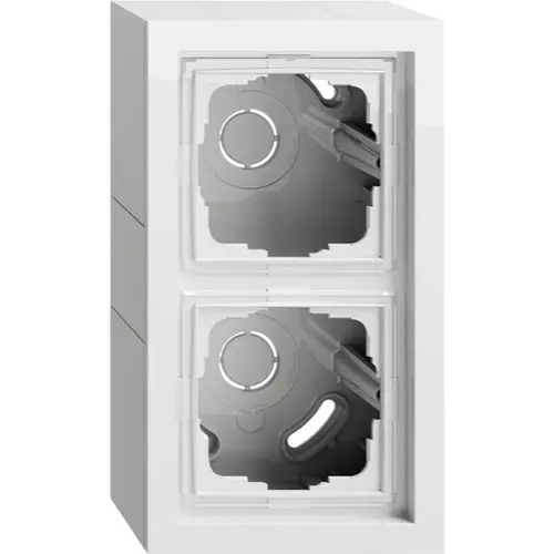 Gira 106270 opbouwbak 2-voudig F200 wit glans