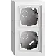 Gira 106270 opbouwbak 2-voudig F200 wit glans