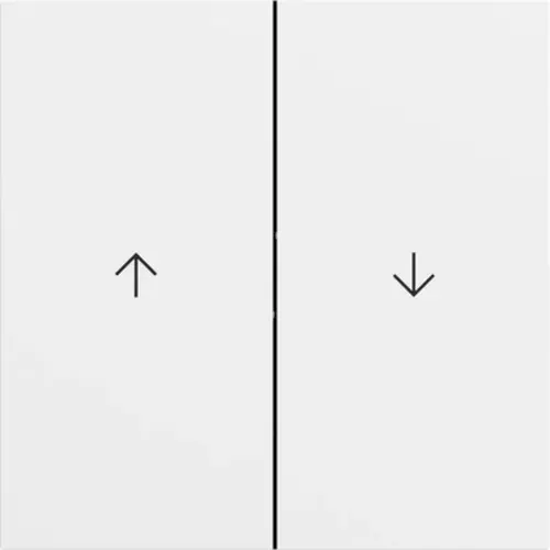 Gira 329472 schakelwip jaloezieschakelaar 2-voudig Systeem 70 wit mat