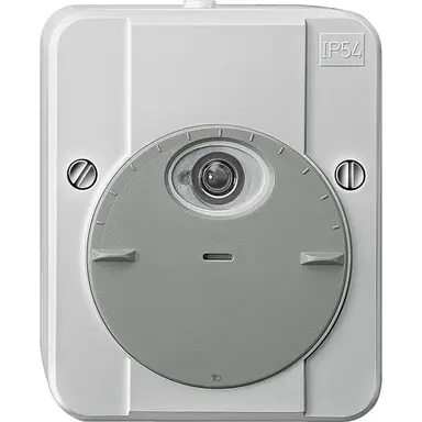 Schneider 544829 opbouw schemerschakelklok ARGUS lichtgrijs IP54