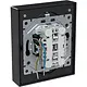 Busch-Jaeger 202EUJRB2USBC-81 wandcontactdoos 2-voudig randaarde Safety+ en 2x USB C voor enkele inbouwdoos Future Linear antraciet glans