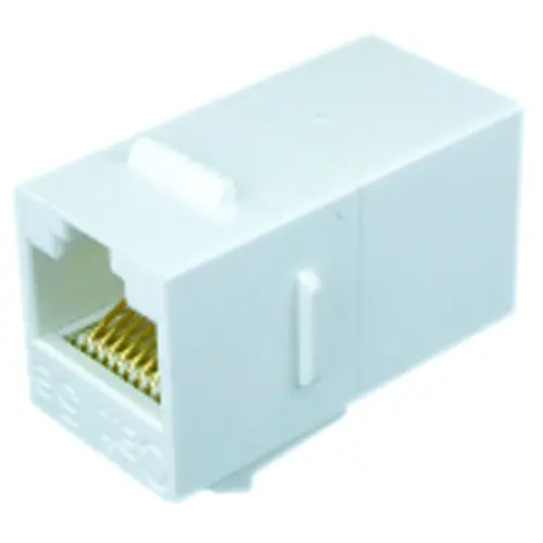 Klemko MOKPC5SN RJ45 keystone Cat5E snap-in koppelstuk wit