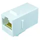 Klemko MOKPC5SN RJ45 keystone Cat5E snap-in koppelstuk wit