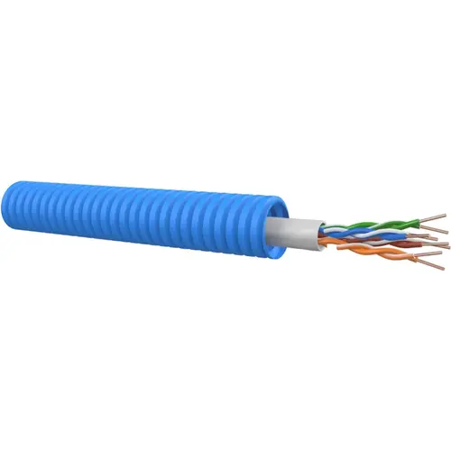 Dynamic FLBU500080 flexibele buis 16mm voorbedraad met UTP CAT5E kabel rol 100 meter