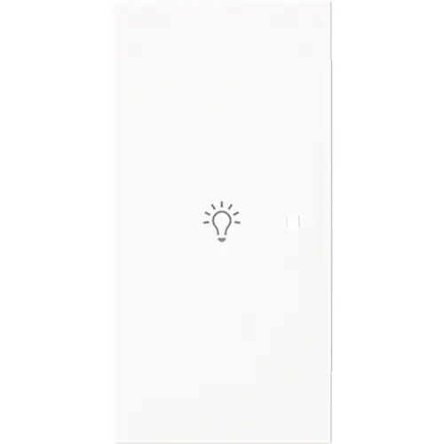 Busch-Jaeger 6231-21-44G bedieningswip links symbool licht tbv bedieningselement flex 2-voudig Art Linear studiowit glans